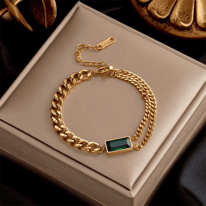 Pulsera de Cadena de Esmeralda
