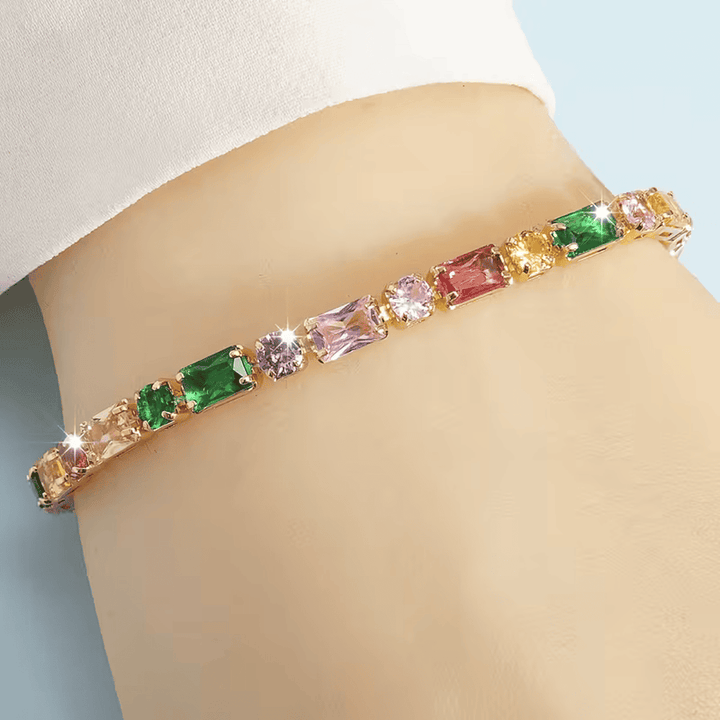 Pulsera de Radiancia de Cristal Esmeralda