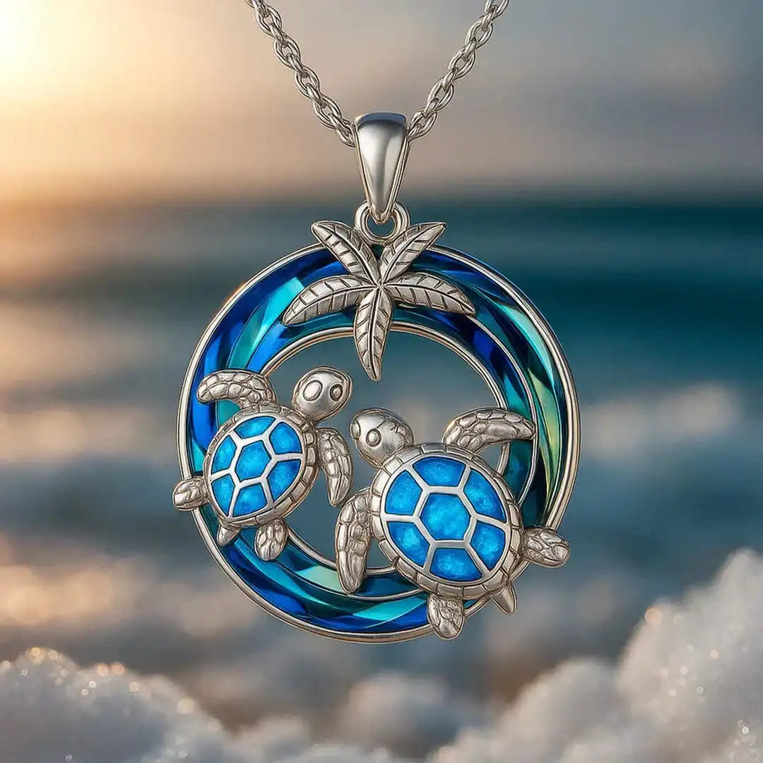 Tidal Turtle Necklace