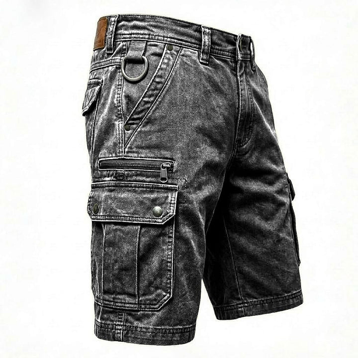 Beeckhoven™ | Pantalones Cortos Cargo de Denim Funcionales