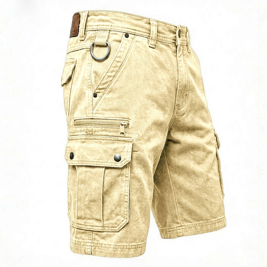 Beeckhoven™ | Pantalones Cortos Cargo de Denim Funcionales