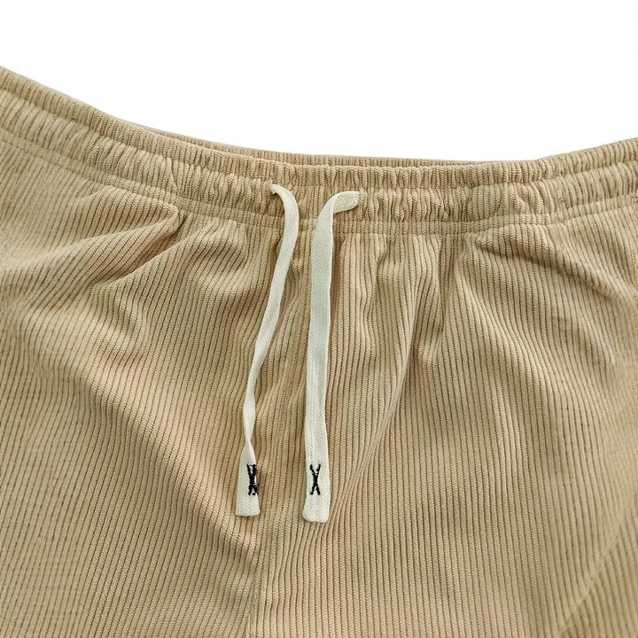 Andres | Pantalones de deporte de terciopelo acanalado