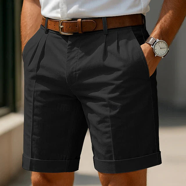 Cazel | Summer Pleated Chino Shorts
