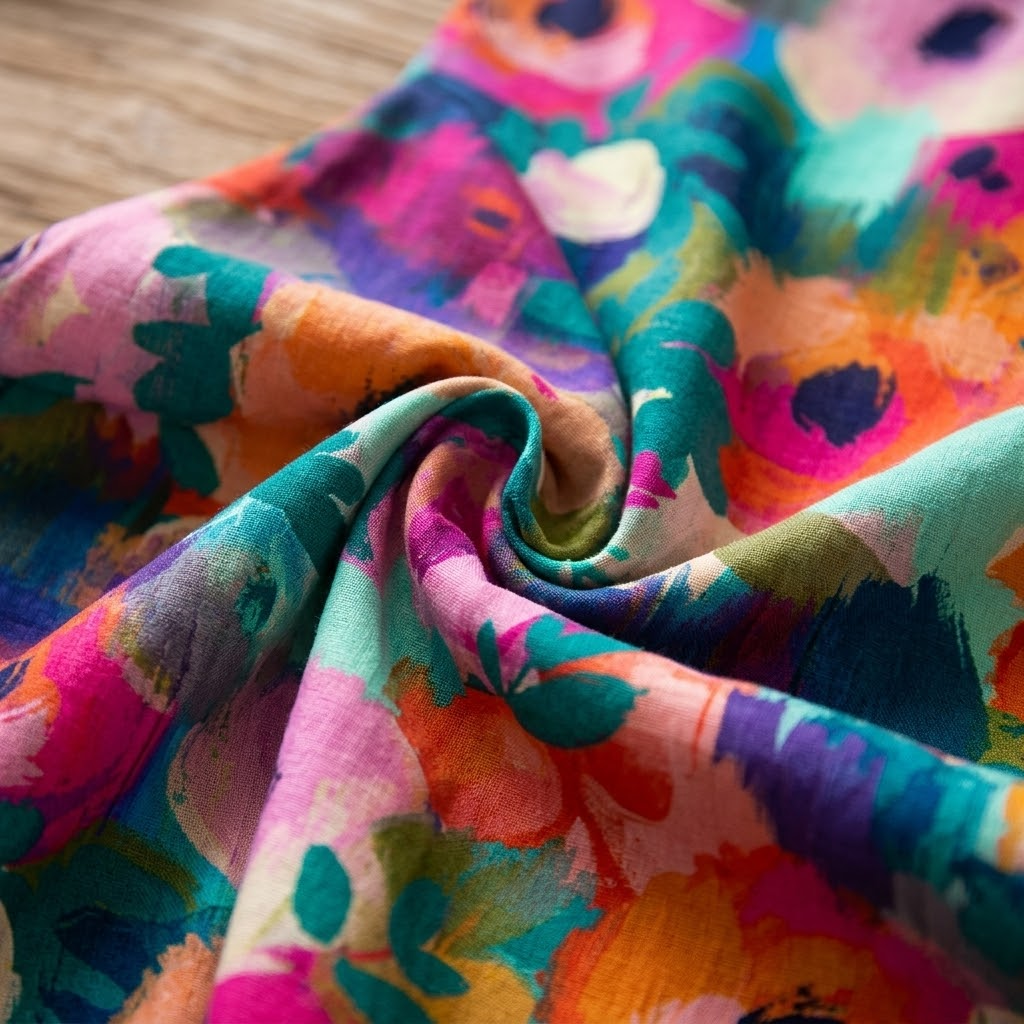 Florenza™ – Vestido Midi Floral Pintoresco