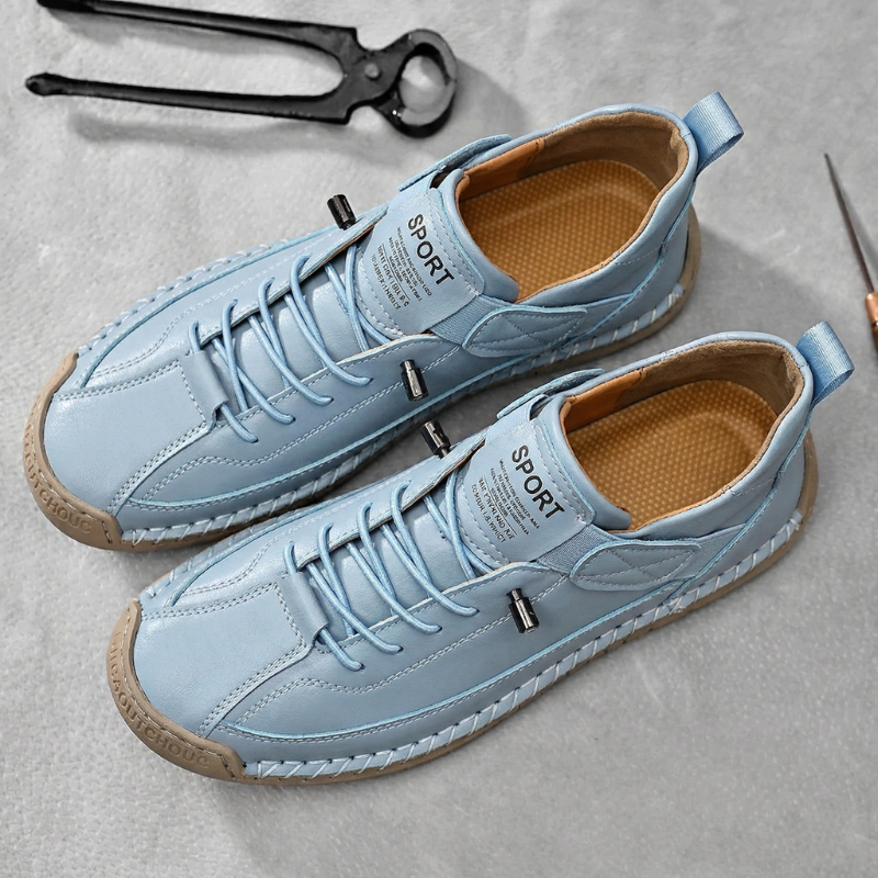 Calder Zapatilla de Cuero Hecha a Mano