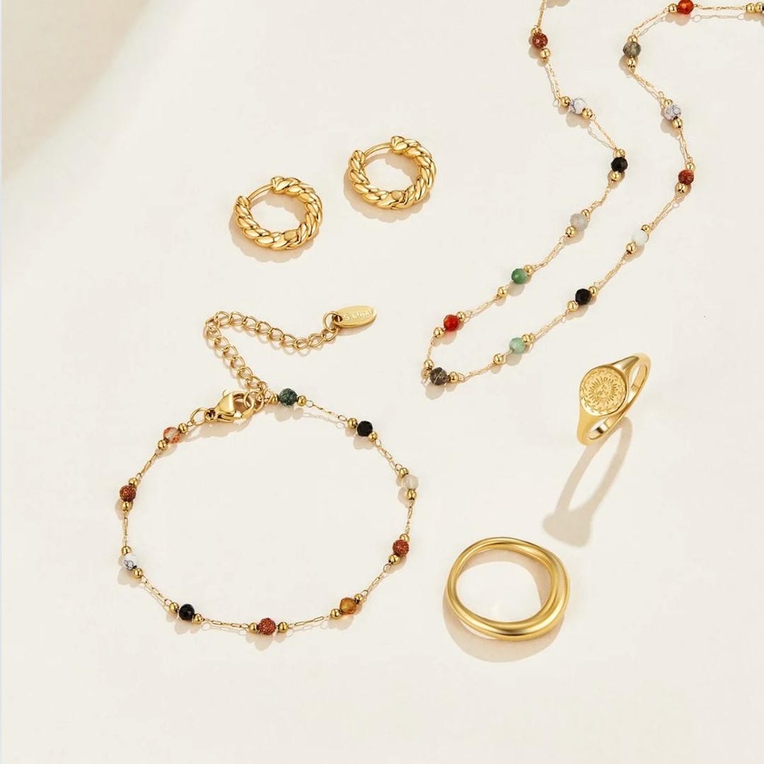 Pulsera de Piedras Preciosas Serene Balance