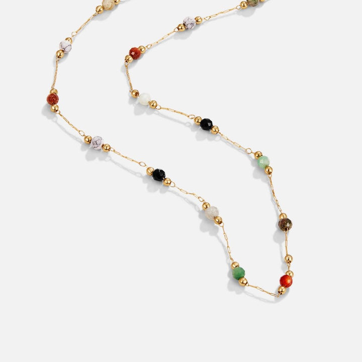 Collar de Piedras Preciosas Coloridas Aria