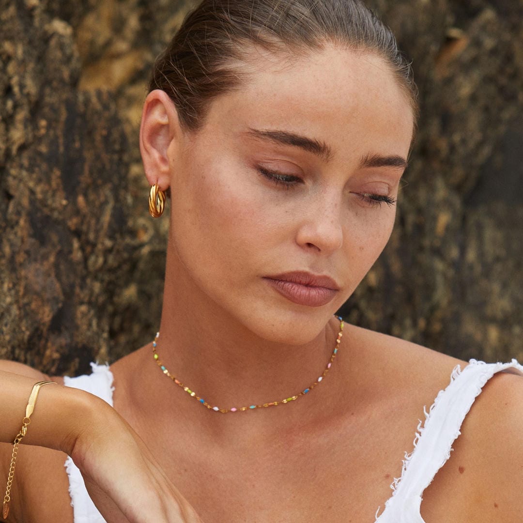 Collar Choker Delicado Colorburst