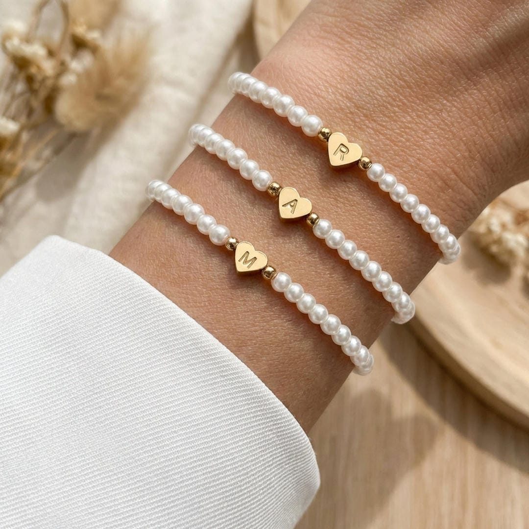Pulsera de Perlas A-Z