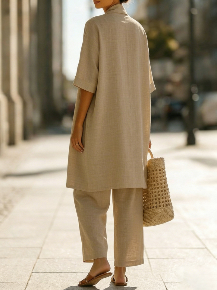 Isa | Conjunto de tres piezas elegantemente sencillo
