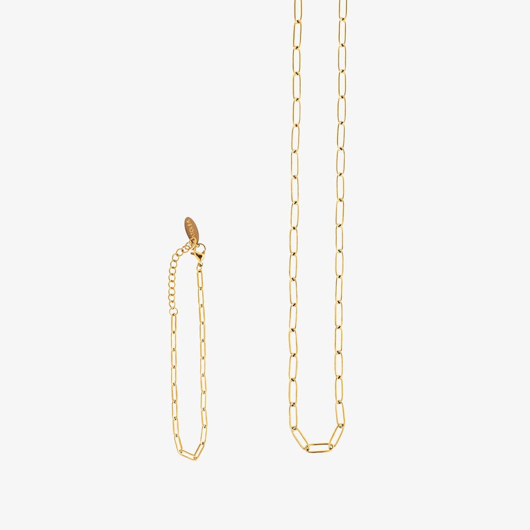 Conjunto de Joyería Paperclip