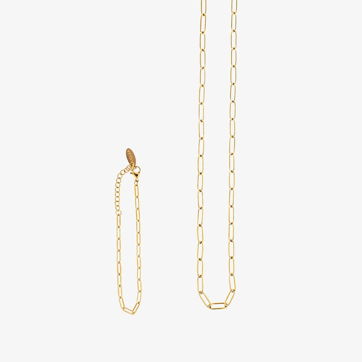 Conjunto de Joyería Paperclip