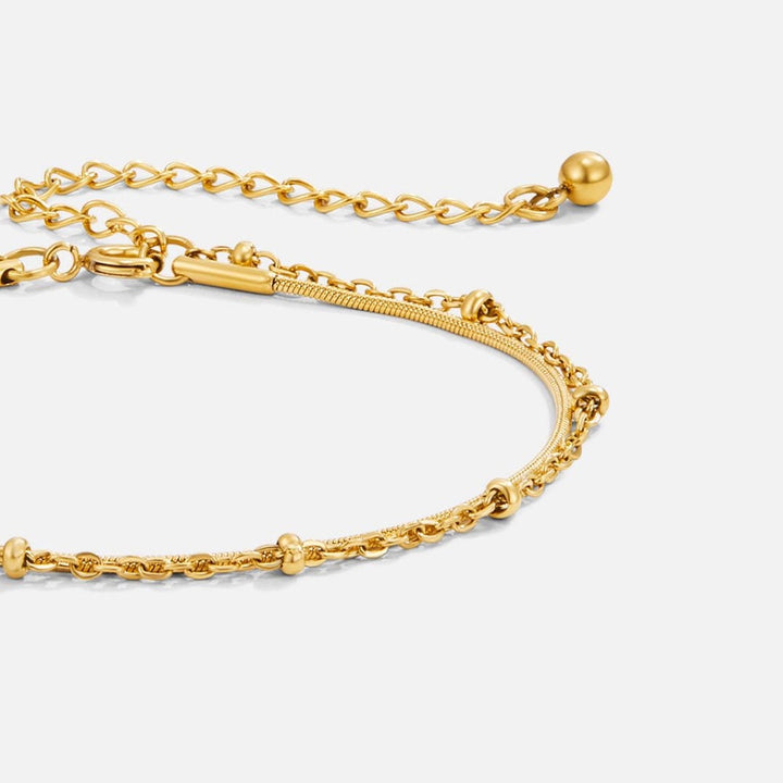 Pulsera de Capa de Oro Luxe