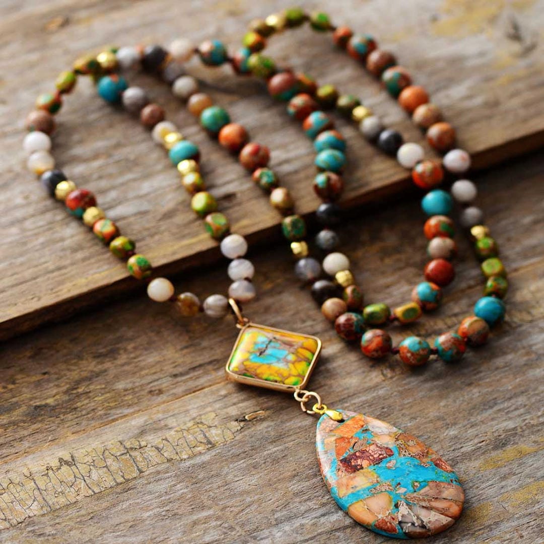 Healing Energy Jasper Necklace