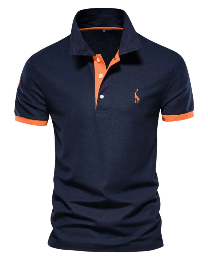 Lucas – Polo contrastado elegante