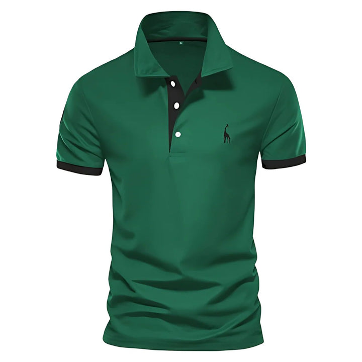 Lucas – Polo contrastado elegante