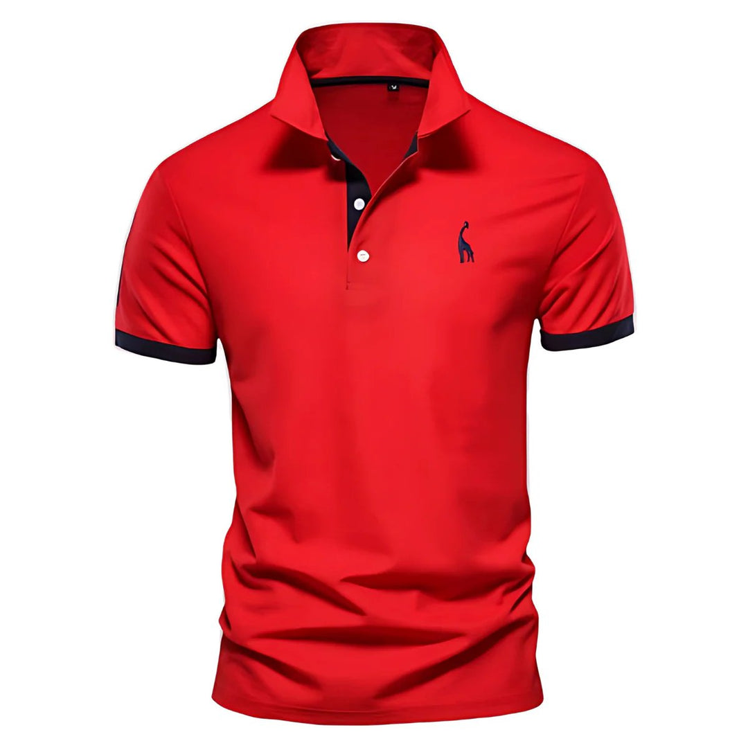 Lucas – Polo contrastado elegante