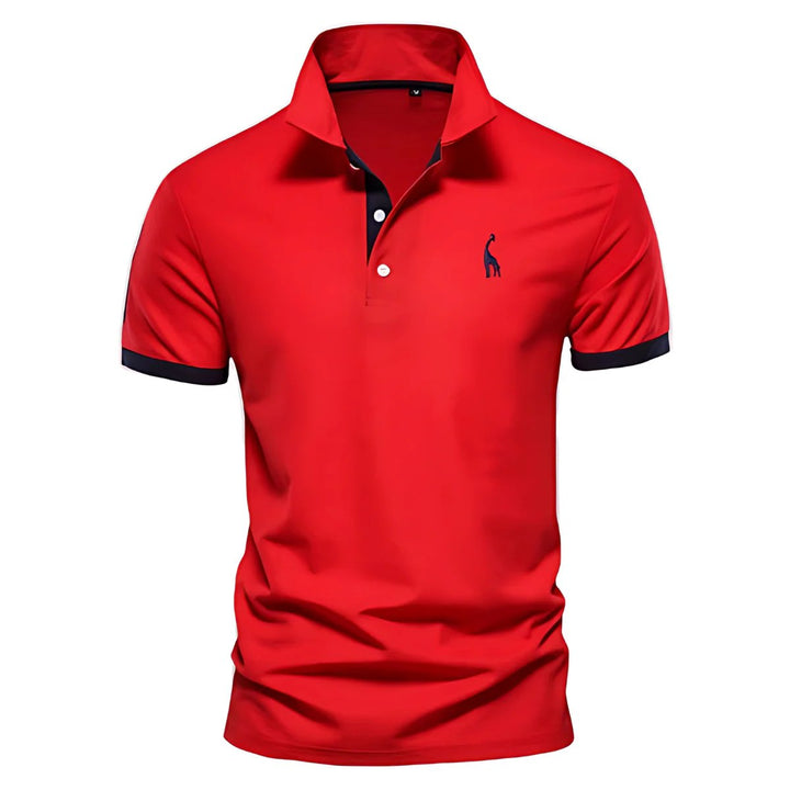Lucas – Polo contrastado elegante