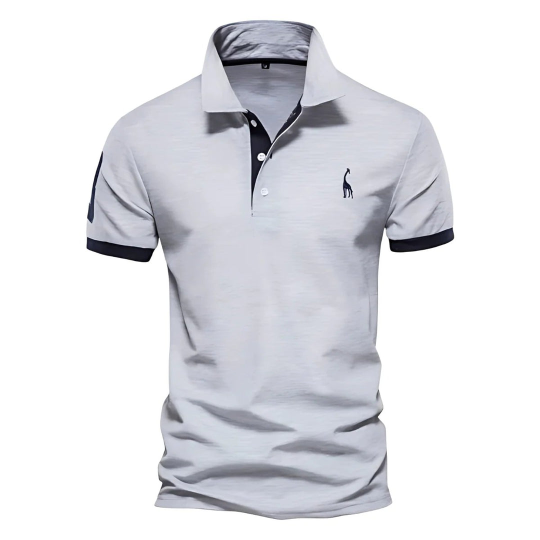 Lucas – Polo contrastado elegante