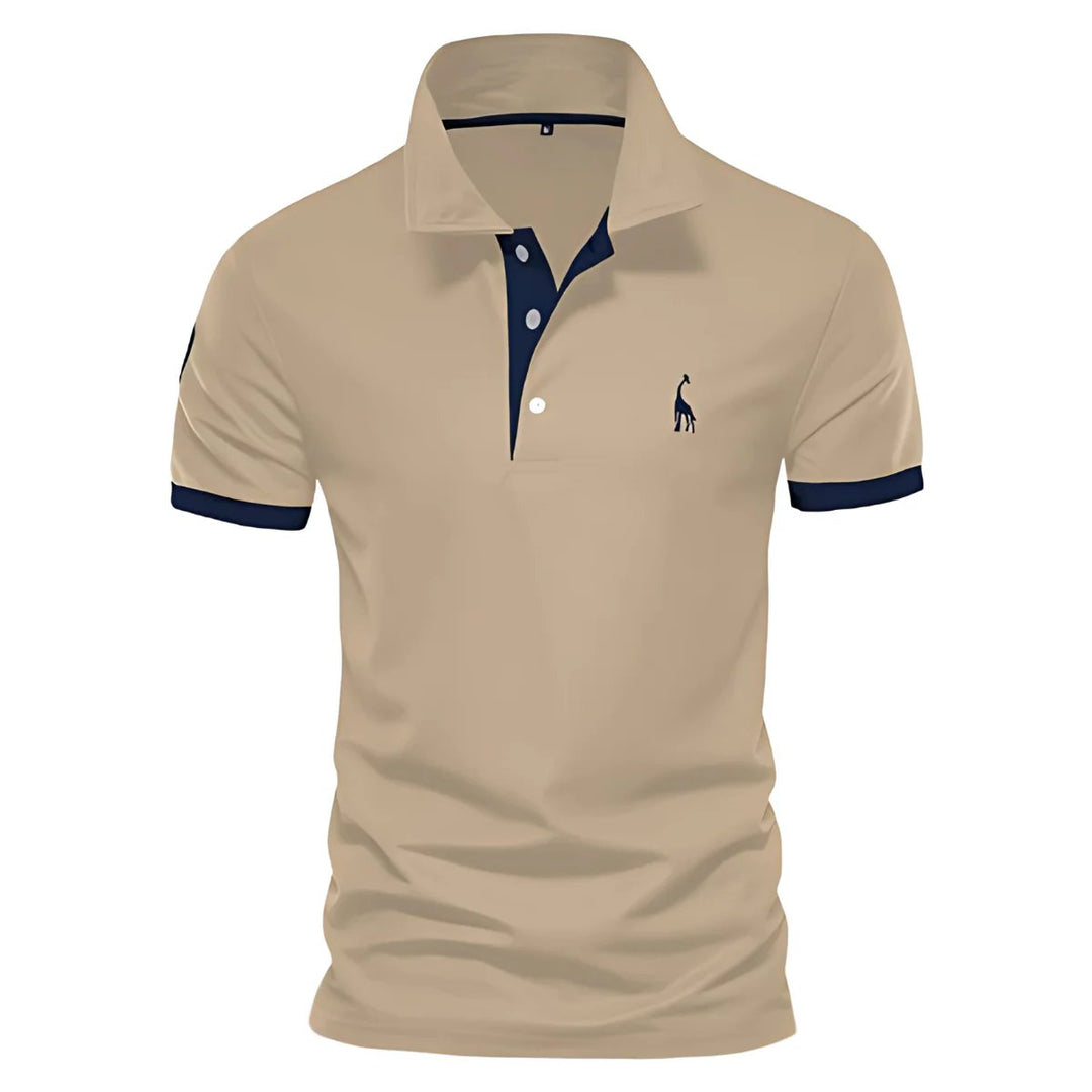 Lucas – Polo contrastado elegante
