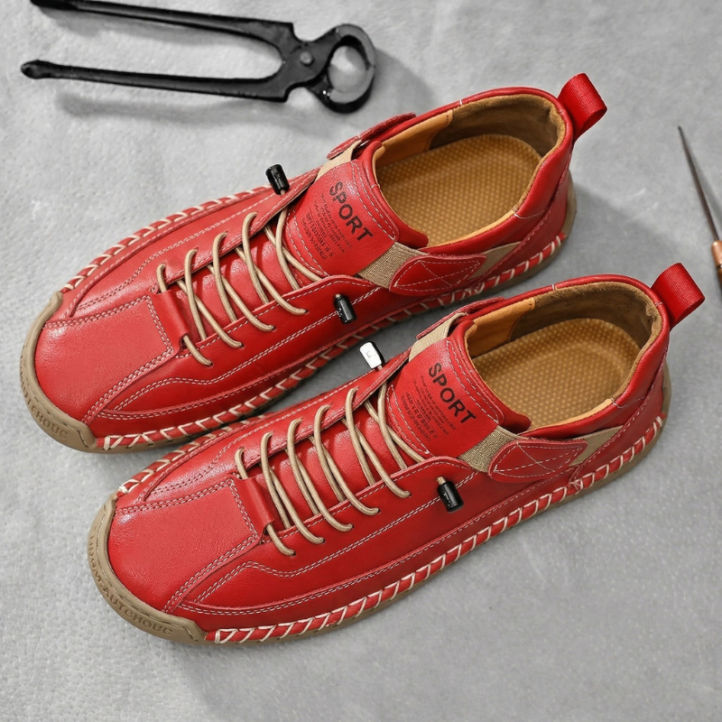 Calder Zapatilla de Cuero Hecha a Mano
