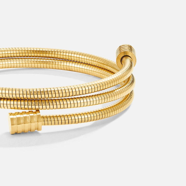 Pulsera Clásica de Oro Torcido