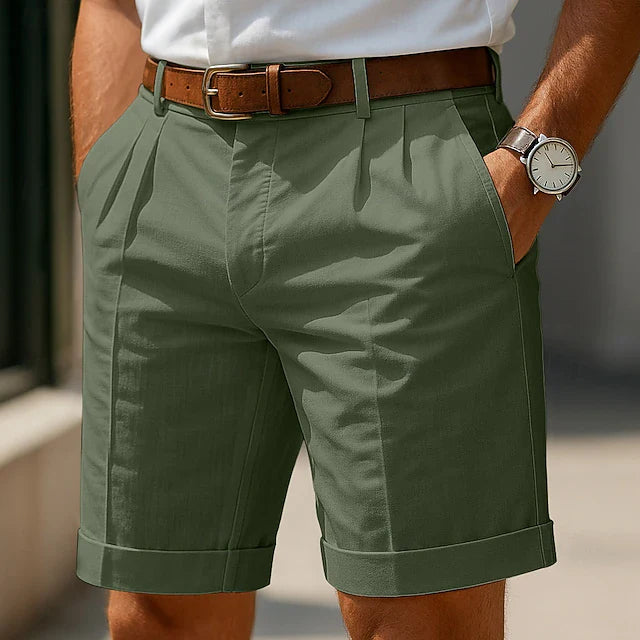 Cazel | Pleated Summer Chino Shorts